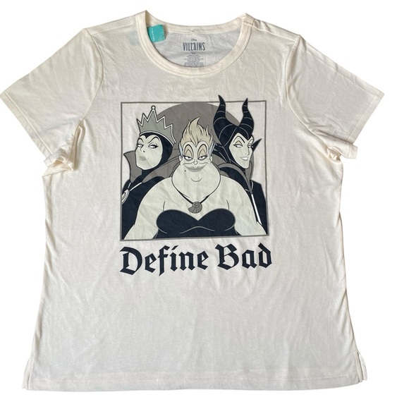 Maurice’s Disney Plus Size Define Bad Classic Fit Graphic t Shirt Size 0X - Picture 2 of 6